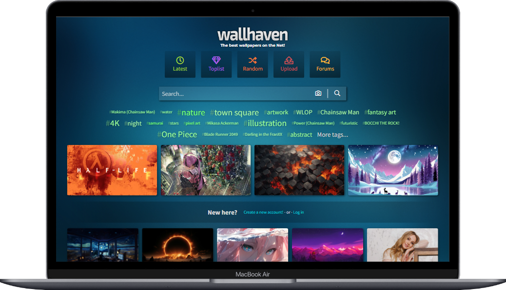 WallHaven-号称全网最好壁纸网站