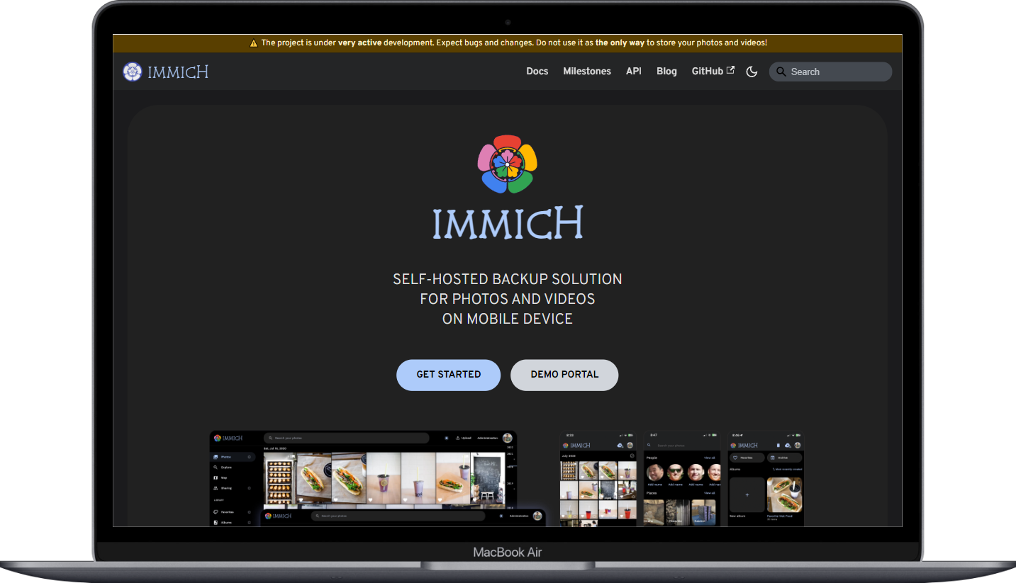 Immich - 开源自托管的手机照片备份工具