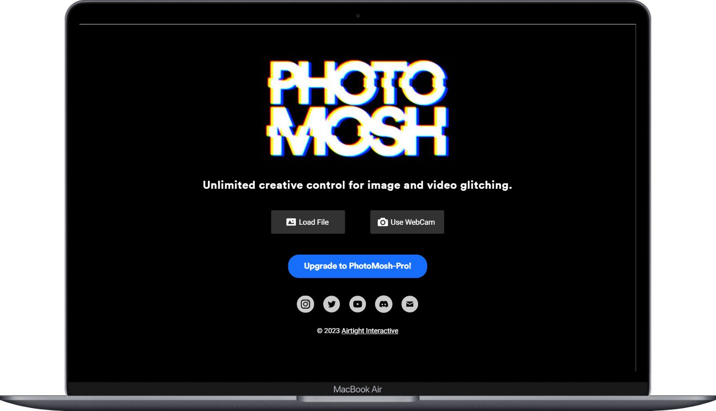 Photomosh - 一款在线图片特效生成工具