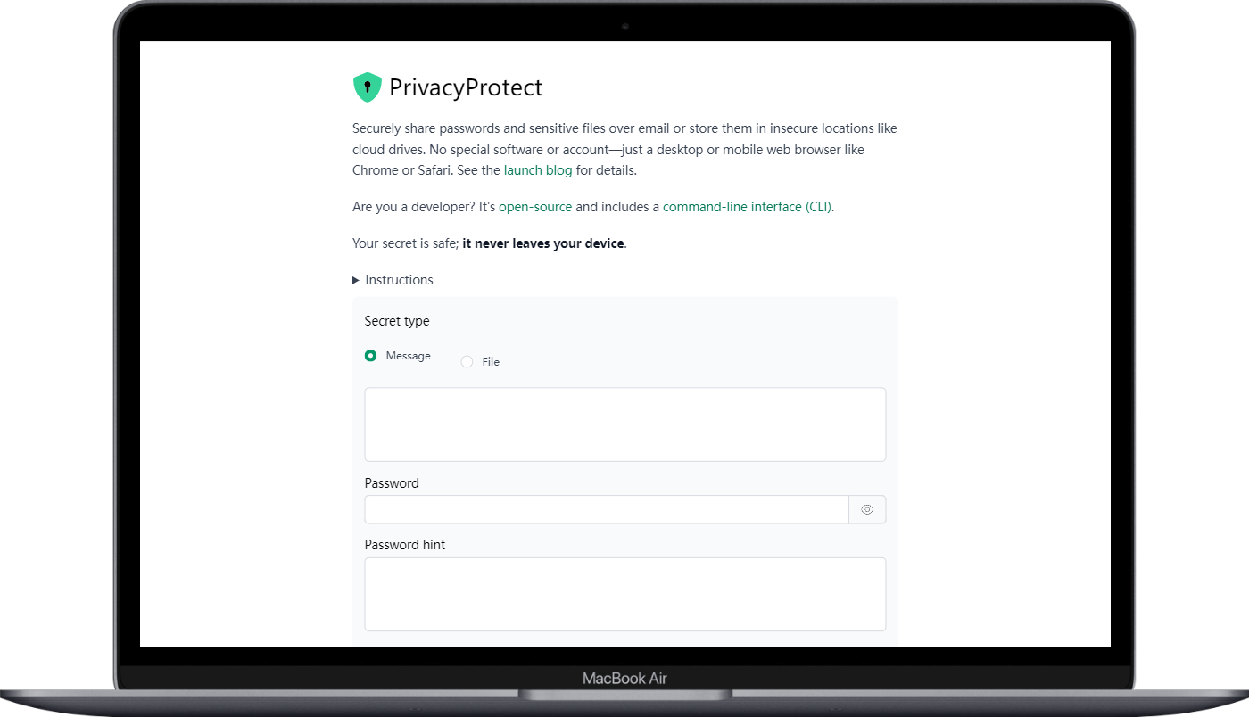 PrivacyProtect - 一款可以对文字与文件进行加密的工具
